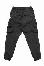画像をギャラリービューアに読み込む, A.F ARTEFACT BELTED DETAIL JOGGER 2.0 / DECORATIVE LATTICE PATTERN (BLACK)