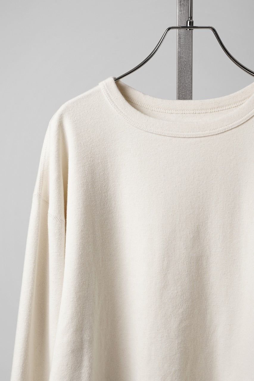 Load image into Gallery viewer, FULLCOUNT BRUSHED RIB FLAT SEAM LONG SLEEVE T SHIRT / ORIGINAL 30/- BRUSHED RIB (ECRU)