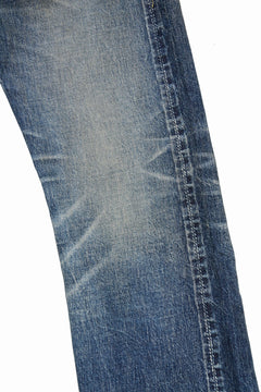 画像をギャラリービューアに読み込む, FULLCOUNT &quot;More Than Just Fear&quot; WWⅡ Model Denim Pants / 13.7oz Zimbabwe Selvedge Denim (INDIGO BLUE)