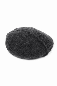 画像をギャラリービューアに読み込む, Y&#39;s MAHAIR WOOL COMBINATION BERET (BLACK)