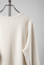Load image into Gallery viewer, FULLCOUNT BRUSHED RIB FLAT SEAM LONG SLEEVE T SHIRT / ORIGINAL 30/- BRUSHED RIB (ECRU)