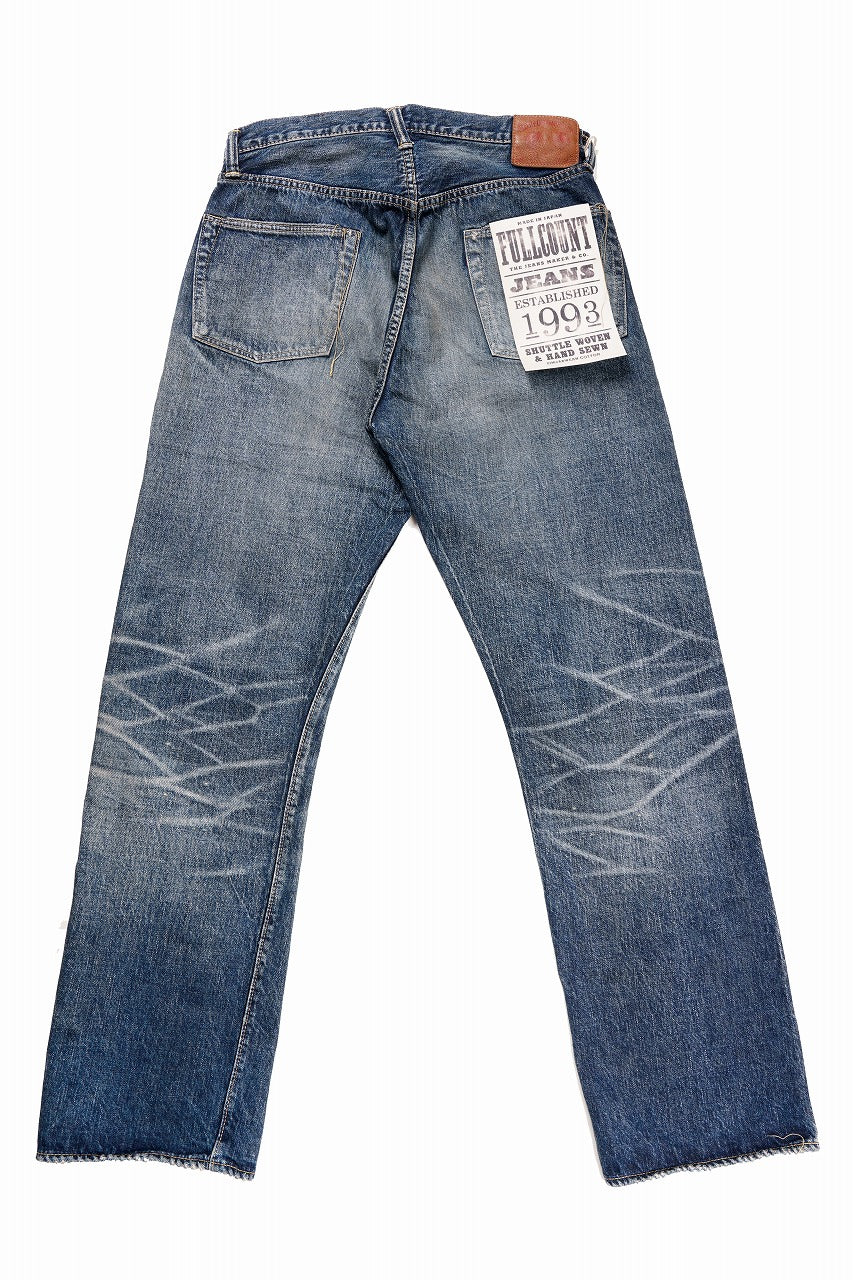 画像をギャラリービューアに読み込む, FULLCOUNT &quot;More Than Just Fear&quot; WWⅡ Model Denim Pants / 13.7oz Zimbabwe Selvedge Denim (INDIGO BLUE)