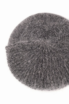 画像をギャラリービューアに読み込む, Y&#39;s MAHAIR WOOL COMBINATION BERET (BEIGE)