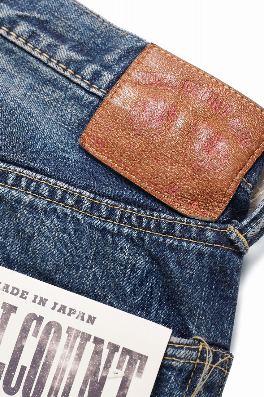 画像をギャラリービューアに読み込む, FULLCOUNT &quot;More Than Just Fear&quot; WWⅡ Model Denim Pants / 13.7oz Zimbabwe Selvedge Denim (INDIGO BLUE)