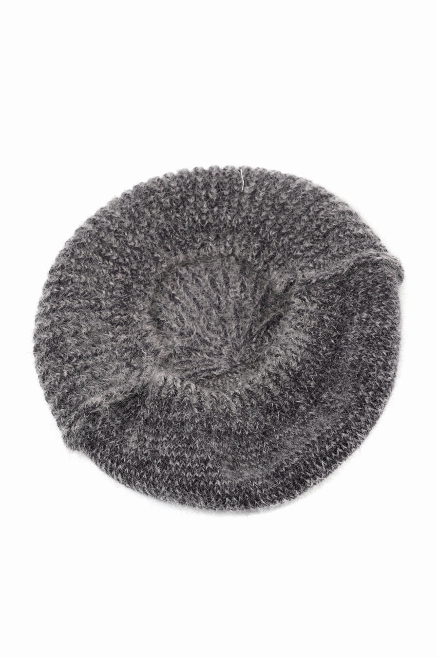画像をギャラリービューアに読み込む, Y&#39;s MAHAIR WOOL COMBINATION BERET (BEIGE)