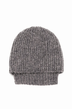 画像をギャラリービューアに読み込む, Y&#39;s MAHAIR WOOL COMBINATION KNIT BEANIE (BEIGE)