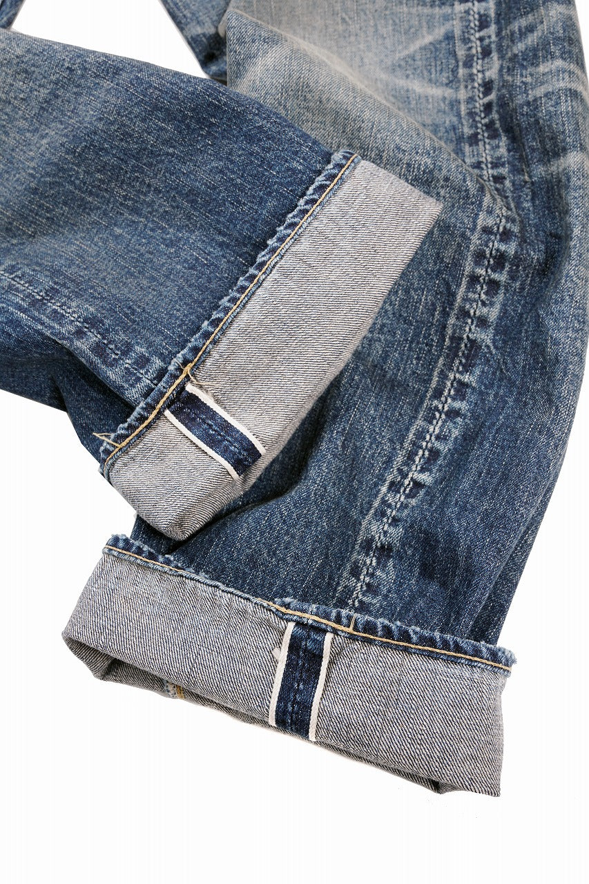 画像をギャラリービューアに読み込む, FULLCOUNT &quot;More Than Just Fear&quot; WWⅡ Model Denim Pants / 13.7oz Zimbabwe Selvedge Denim (INDIGO BLUE)