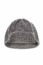 画像をギャラリービューアに読み込む, Y&#39;s MAHAIR WOOL COMBINATION KNIT BEANIE (BEIGE)