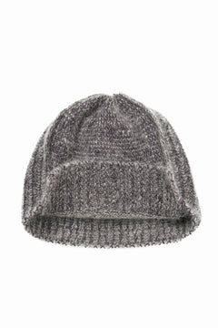 画像をギャラリービューアに読み込む, Y&#39;s MAHAIR WOOL COMBINATION KNIT BEANIE (BEIGE)