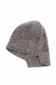 画像をギャラリービューアに読み込む, Y&#39;s MAHAIR WOOL COMBINATION KNIT BEANIE (BEIGE)