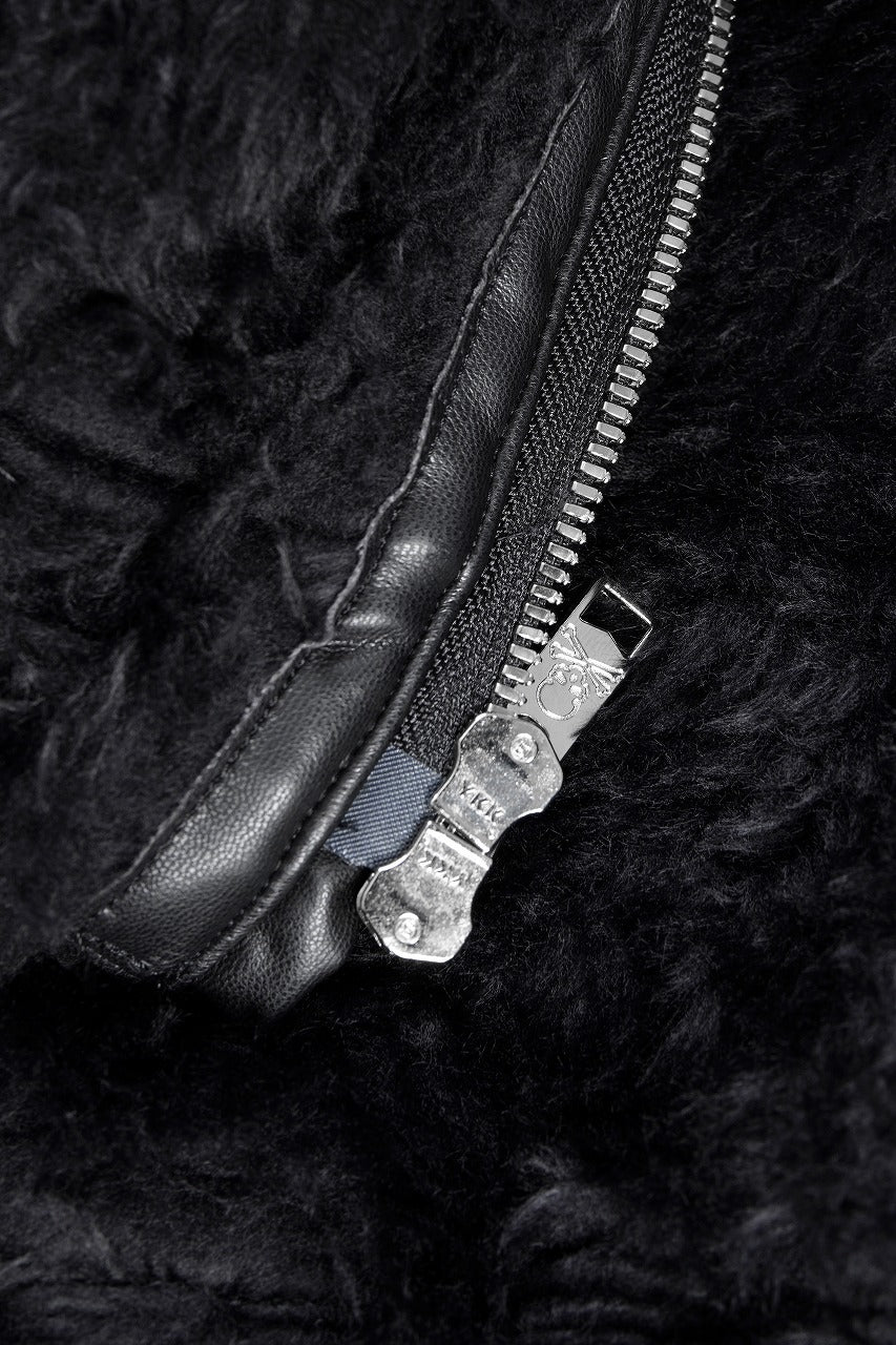 mastermind JAPAN POLAR BEAR ZIP-UP HOODIE (BLACK)