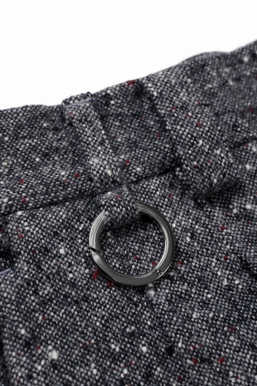画像をギャラリービューアに読み込む, TARO HORIUCHI / th products Extra Volumed Tapered Trousers / Bishu Nep Tweed (grey)