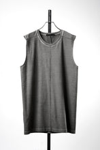 Load image into Gallery viewer, A.F ARTEFACT SLEEVELESS TOP / CARBON DYED LIGHT TERRY (GREY)