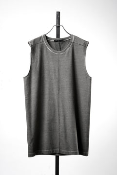 Load image into Gallery viewer, A.F ARTEFACT SLEEVELESS TOP / CARBON DYED LIGHT TERRY (GREY)