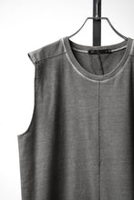 Load image into Gallery viewer, A.F ARTEFACT SLEEVELESS TOP / CARBON DYED LIGHT TERRY (GREY)