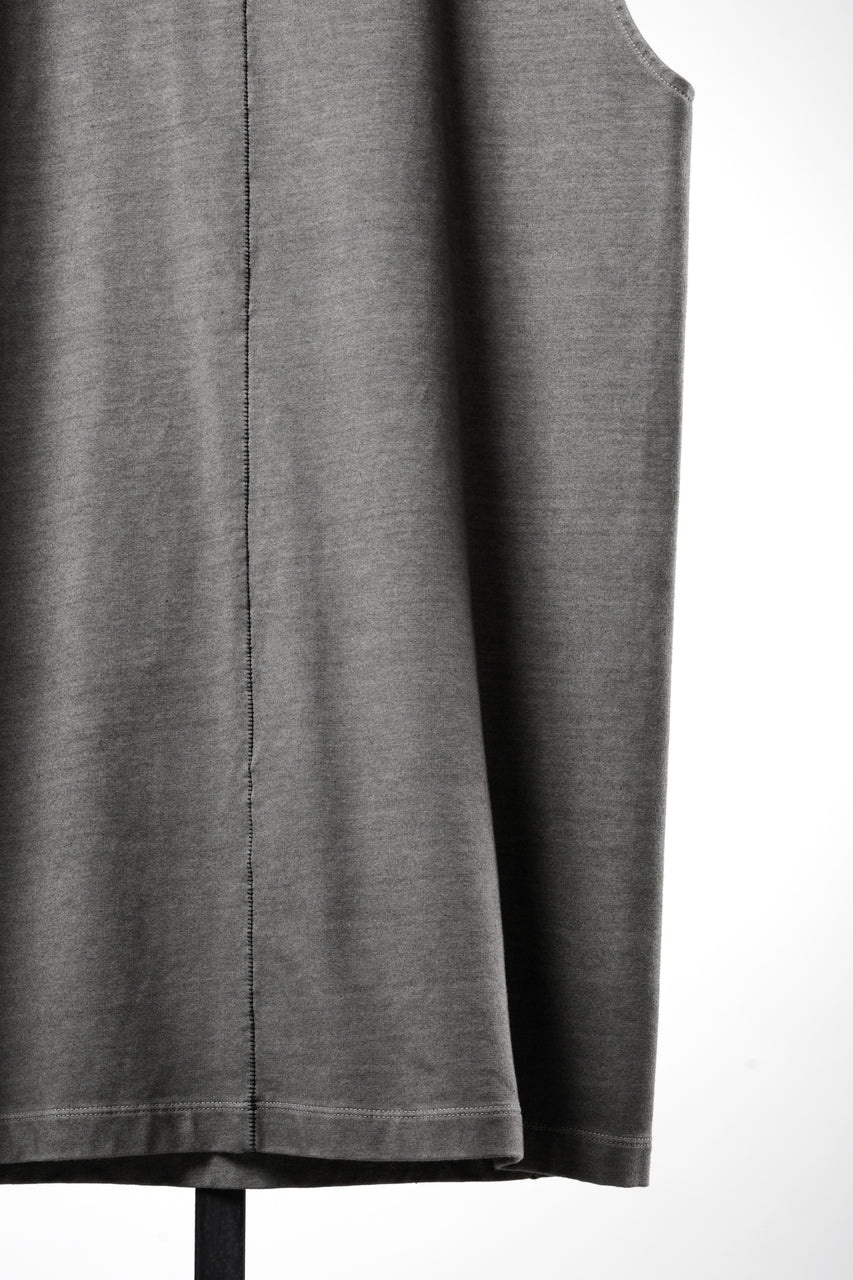 Load image into Gallery viewer, A.F ARTEFACT SLEEVELESS TOP / CARBON DYED LIGHT TERRY (GREY)
