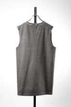 Load image into Gallery viewer, A.F ARTEFACT SLEEVELESS TOP / CARBON DYED LIGHT TERRY (GREY)
