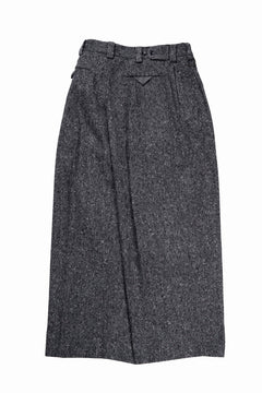 画像をギャラリービューアに読み込む, TARO HORIUCHI / th products Extra Volumed Tapered Trousers / Bishu Nep Tweed (grey)