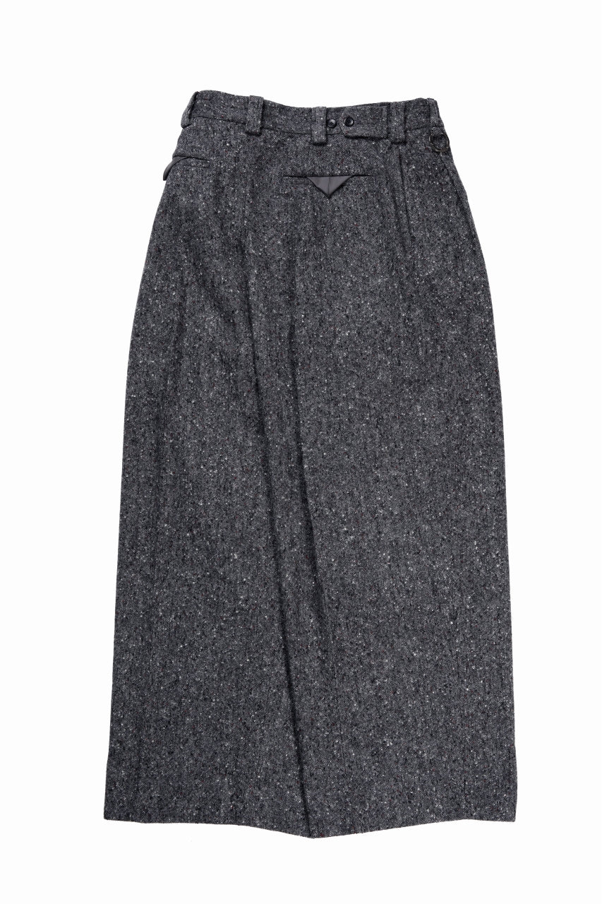 画像をギャラリービューアに読み込む, TARO HORIUCHI / th products Extra Volumed Tapered Trousers / Bishu Nep Tweed (grey)
