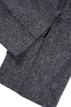 画像をギャラリービューアに読み込む, TARO HORIUCHI / th products Extra Volumed Tapered Trousers / Bishu Nep Tweed (grey)