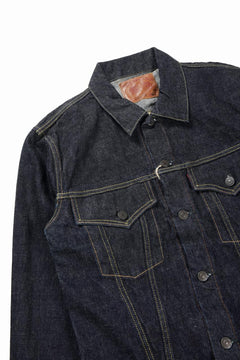 画像をギャラリービューアに読み込む, FULLCOUNT 2101XXW Type-3 Jean Jacket / 15.5oz Zimbabwe Selvedge Denim (INDIGO BLUE / ONE WASHED)