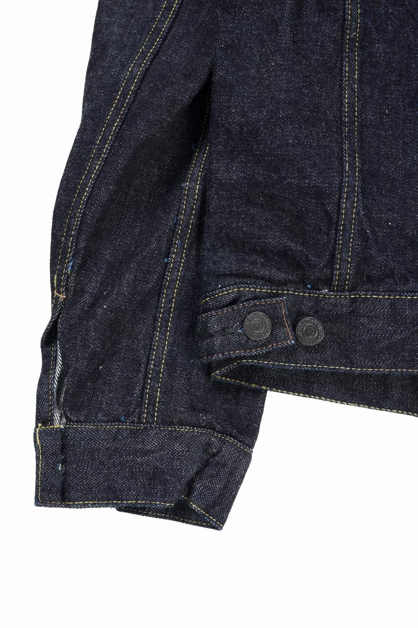 画像をギャラリービューアに読み込む, FULLCOUNT 2101XXW Type-3 Jean Jacket / 15.5oz Zimbabwe Selvedge Denim (INDIGO BLUE / ONE WASHED)