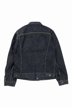 画像をギャラリービューアに読み込む, FULLCOUNT 2101XXW Type-3 Jean Jacket / 15.5oz Zimbabwe Selvedge Denim (INDIGO BLUE / ONE WASHED)