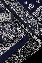 画像をギャラリービューアに読み込む, CHANGES REMAKE VINTAGE BANDANA ENGINNER JACKET (BLACK / NAVY)