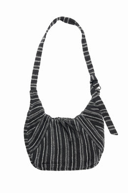 Professor.E KNIT SHOULDER BAG (BLACK/GREY)