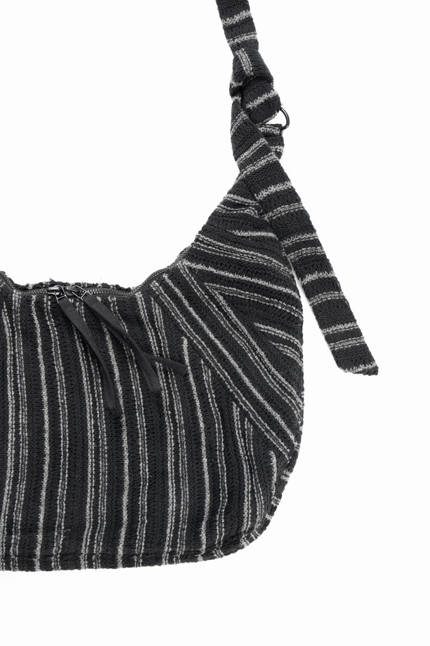 画像をギャラリービューアに読み込む, Professor.E KNIT SHOULDER BAG (BLACK/GREY)