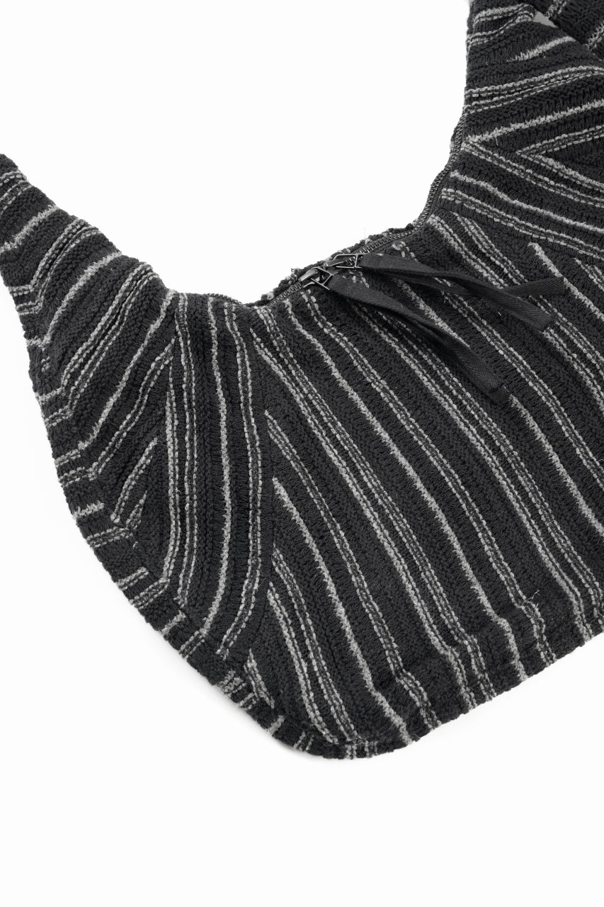 画像をギャラリービューアに読み込む, Professor.E KNIT SHOULDER BAG (BLACK/GREY)