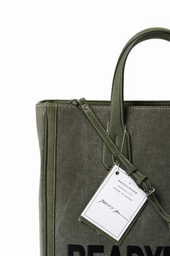 画像をギャラリービューアに読み込む, READYMADE PEGGY BAG - Remade from Vintage Military Canvas (KHAKI)