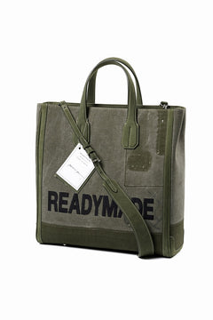 画像をギャラリービューアに読み込む, READYMADE PEGGY BAG - Remade from Vintage Military Canvas (KHAKI)