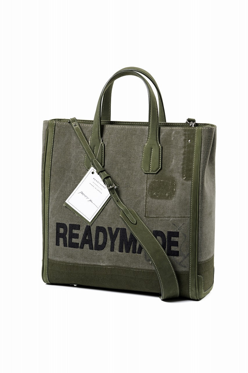 READYMADE PEGGY BAG - Remade from Vintage Military Canvas (KHAKI