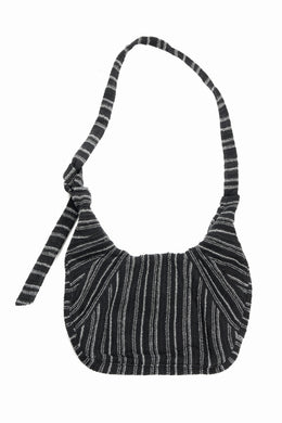 Professor.E KNIT SHOULDER BAG (BLACK/GREY)