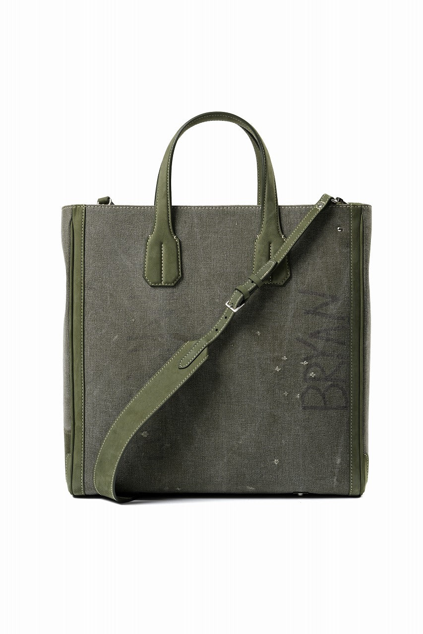 READYMADE PEGGY BAG - Remade from Vintage Military Canvas (KHAKI