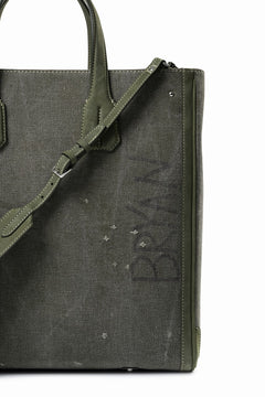 画像をギャラリービューアに読み込む, READYMADE PEGGY BAG - Remade from Vintage Military Canvas (KHAKI)