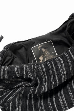 画像をギャラリービューアに読み込む, Professor.E KNIT SHOULDER BAG (BLACK/GREY)