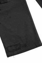 画像をギャラリービューアに読み込む, Professor.E DISTRESSED WORK PANTS (BLACK)