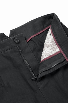 画像をギャラリービューアに読み込む, Professor.E DISTRESSED WORK PANTS (BLACK)