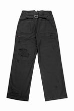 画像をギャラリービューアに読み込む, Professor.E DISTRESSED WORK PANTS (BLACK)