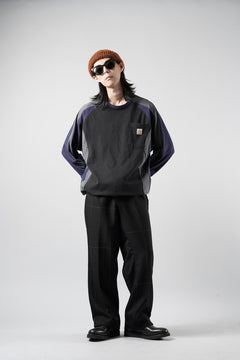 画像をギャラリービューアに読み込む, CHANGES VINTAGE REMAKE RAGLAN LONG SLEEVE &amp; HEM CODE TOP (MULTI #B)