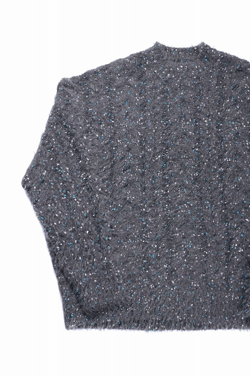 TARO HORIUCHI / th products Color Nep Mole Knit Pullover (gray)