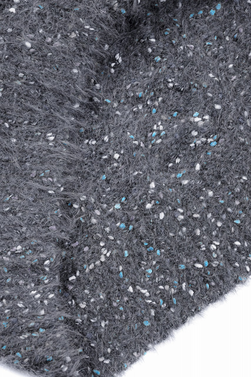TARO HORIUCHI / th products Color Nep Mole Knit Pullover (gray)