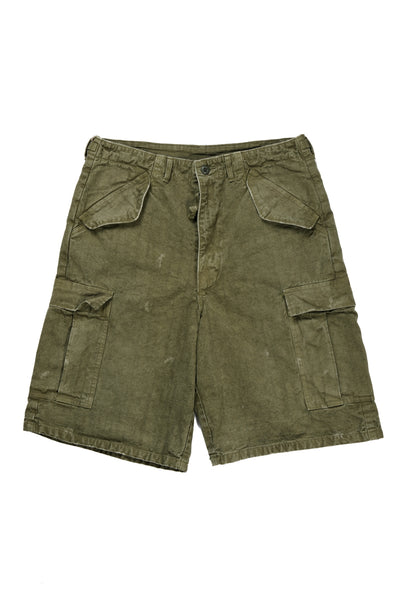 FULLCOUNT 1144VE Tent Cloth Field Cargo Shorts VE / Vintage Effect (O.D)