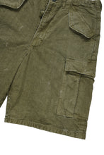 Load image into Gallery viewer, FULLCOUNT 1144VE Tent Cloth Field Cargo Shorts VE / Vintage Effect (O.D)