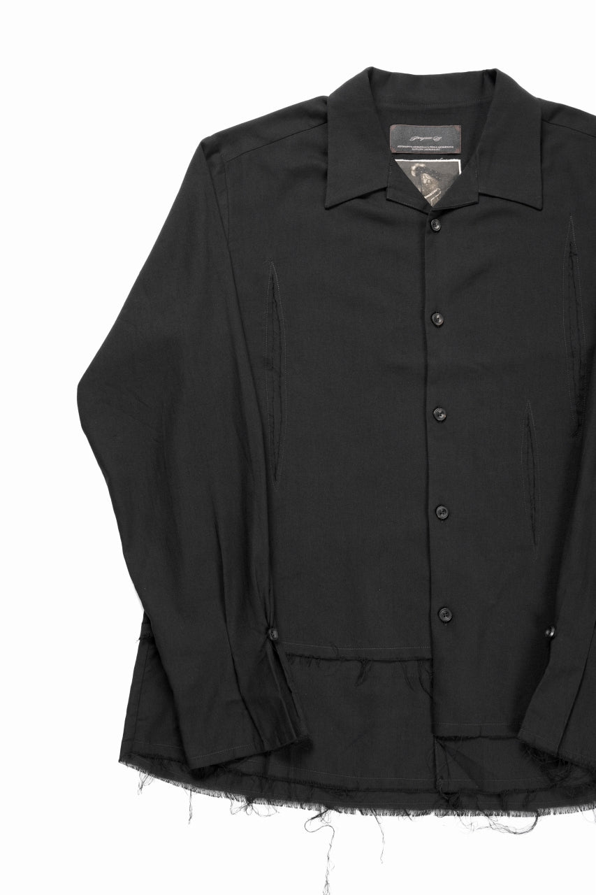 Professor.E LAYERED SHIRT (BLACK)
