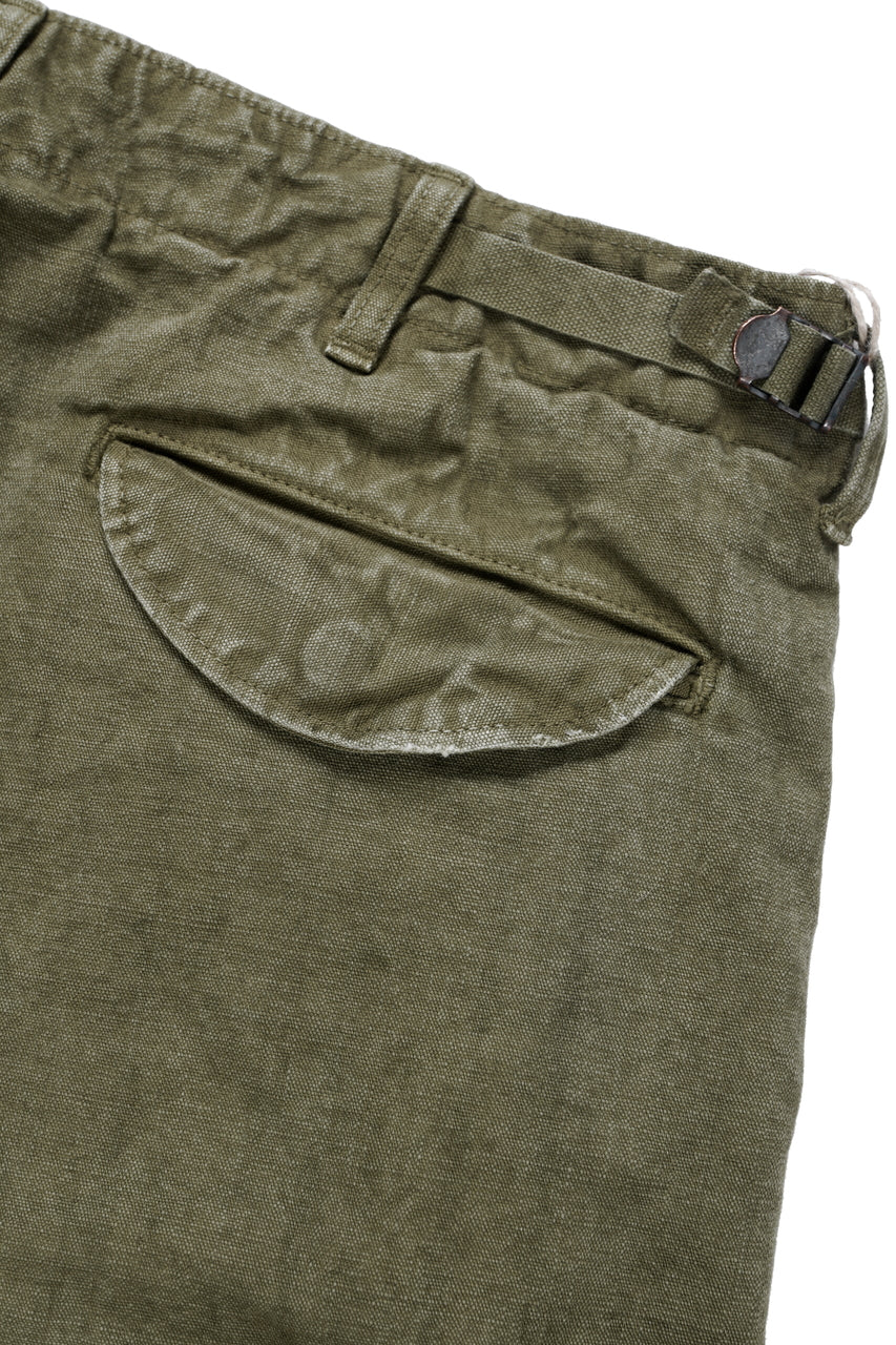 Load image into Gallery viewer, FULLCOUNT 1144VE Tent Cloth Field Cargo Shorts VE / Vintage Effect (O.D)