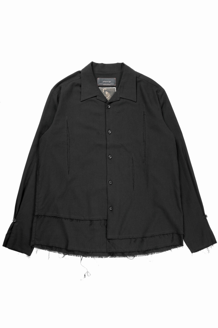 Professor.E LAYERED SHIRT (BLACK)