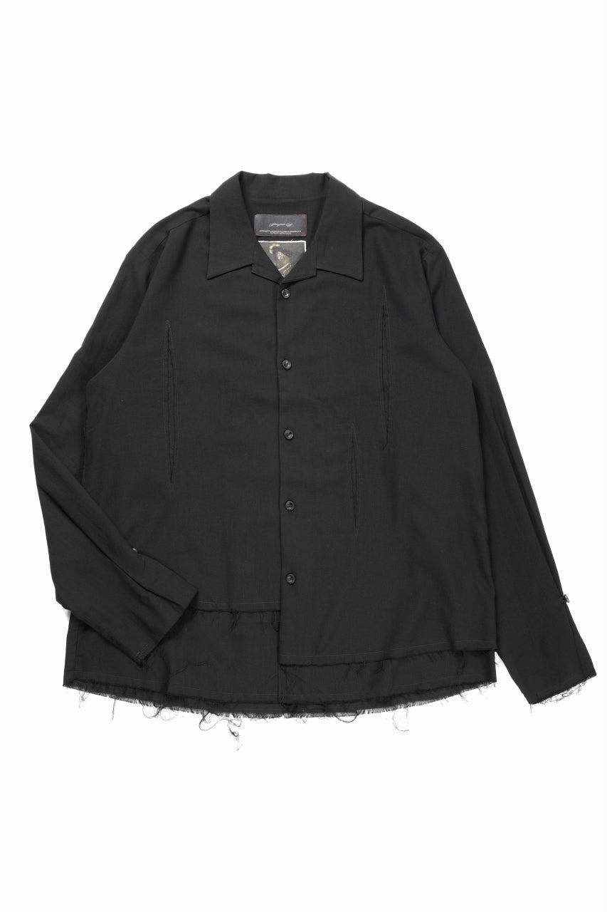 画像をギャラリービューアに読み込む, Professor.E LAYERED SHIRT (BLACK)